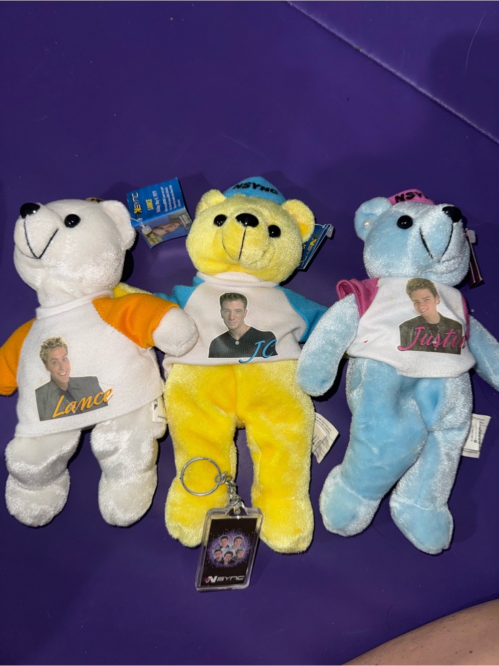 *NSYNC bears and key chain
